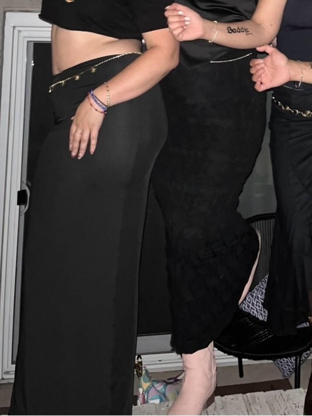 Black Maxi Skirt - Sleek Evening Dress